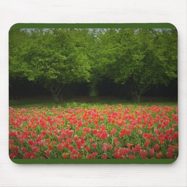 Mousepad Tulipas e Árvores (Frente)