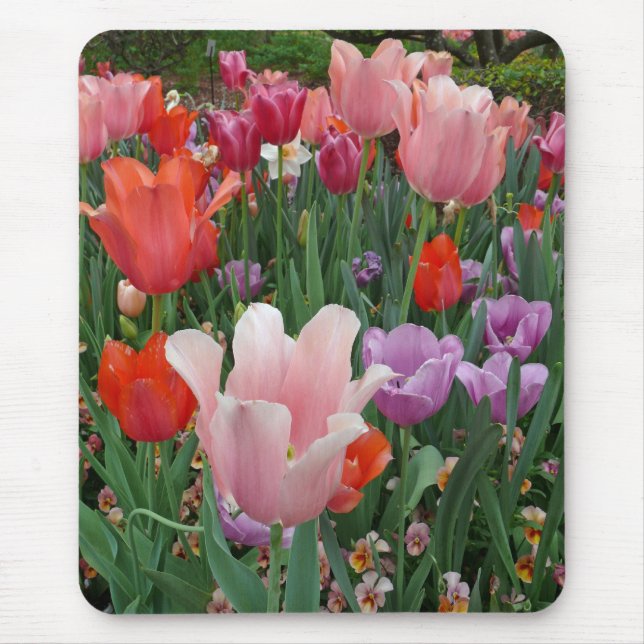 Mousepad Tulipas e Pansies 2 (Frente)
