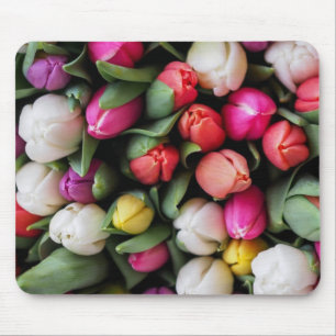 Mousepad Tulipas Flores Coloridas Páscoa