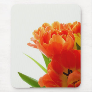 Mousepad Tulipas Laranja Suporte de Rato