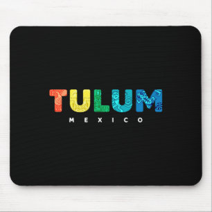Mousepad Tulum México Colorido Tribal Maia Lembrança Menino