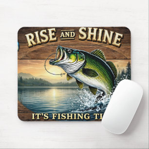 Mousepad Tumbler de Pesca Engraçado Único