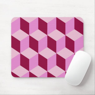Mousepad Tumbling Girly Pink Bloqueia Padrão Invisível