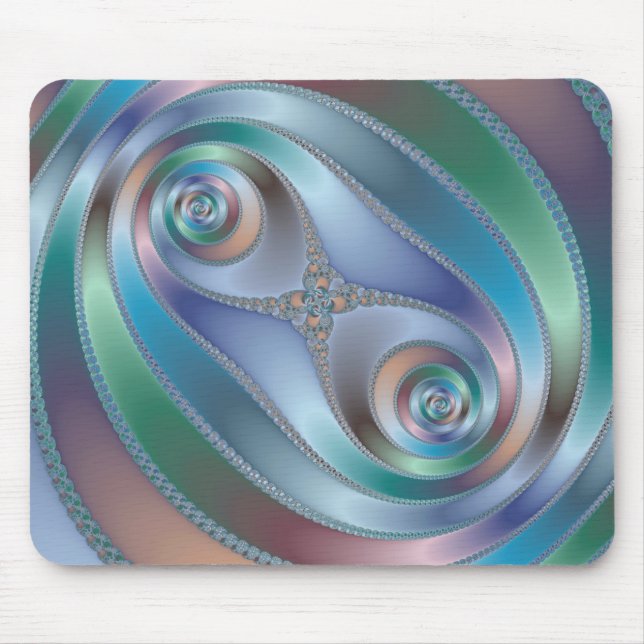 Mousepad Túnel de divisão - Bloco de força frontal (Frente)