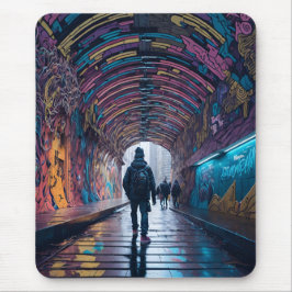 Mousepad Túnel De grafite De Arte