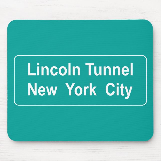 Mousepad Túnel Lincoln de Sinal de Estrada (Frente)