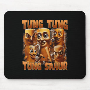 Mousepad Tung Tung Tung Sahur Funny Italiano Brainrot Memo