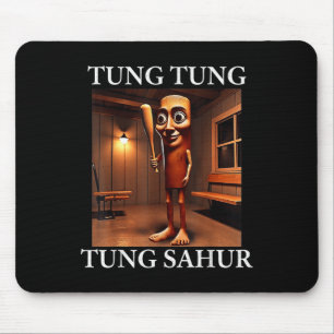 Mousepad Tung Tung Tung Sahur Itália Brainrot Meme Engraçad