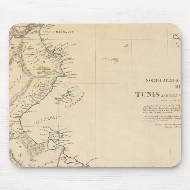 Mousepad Túnis, Trípoli (Frente)