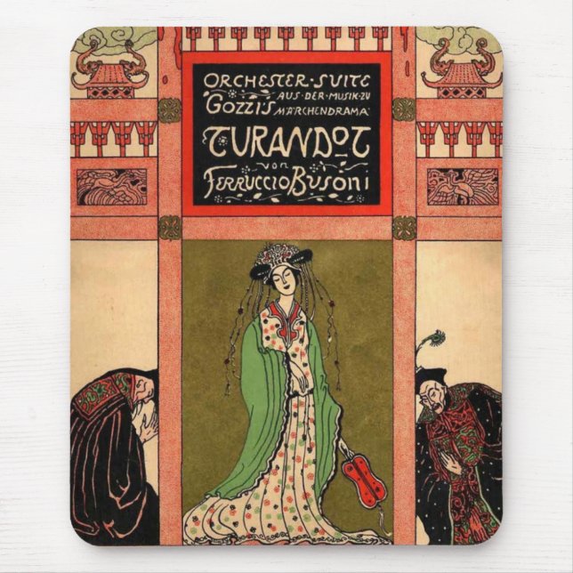 Mousepad Turandot, uma Ópera de Puccini (Frente)