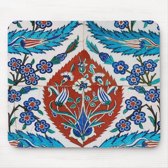 Mousepad Turca Cerâmica Floral (Frente)
