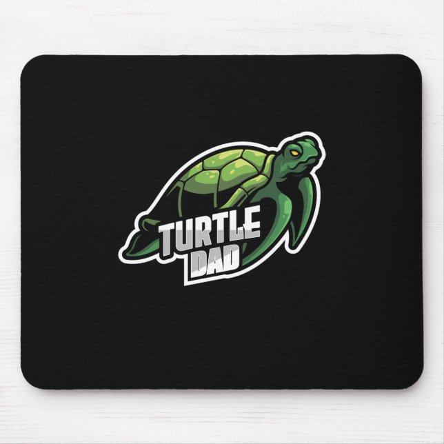 Mousepad Turlte Lover | Pai de tartaruga (Frente)