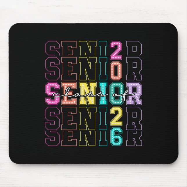 Mousepad Turma De 2026 Sênior 2026 De Volta À Escola 2026 G (Frente)