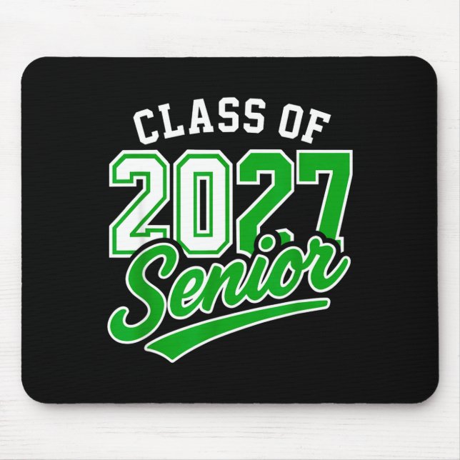 Mousepad Turma de 2027 sênior 2027 volta às aulas (Frente)