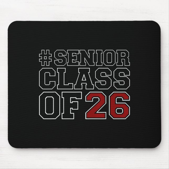 Mousepad Turma de formandos de 2026 se forma no ensino médi (Frente)