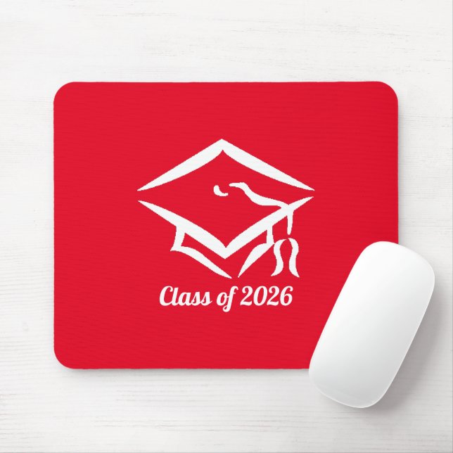 Mousepad Turma de Graduação de 20?? REDWHT Personalize Ano (Com mouse)