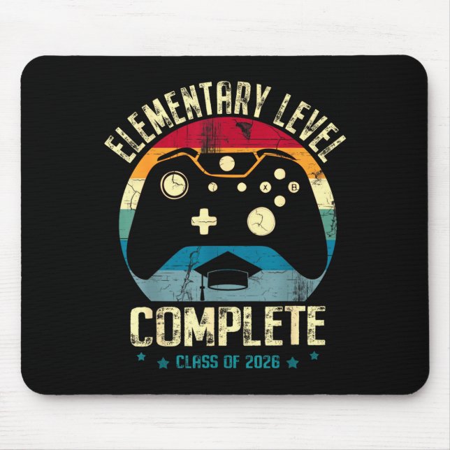 Mousepad Turma de jogador de nível elementar completa de 20 (Frente)