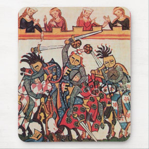 MOUSEPAD TURNAÇÃO MEDIEVAL, LUTA CONTRA KNIGHTS E DAMSELS
