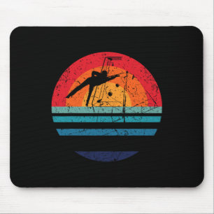 Mousepad Turnê De Jogadores De Piscina Do Retro Vintage Bil