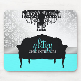 Mousepad Turquesa chique chamativo do boutique 311