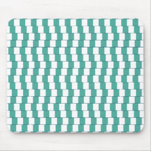 Mousepad Turquesa de linhas confusa