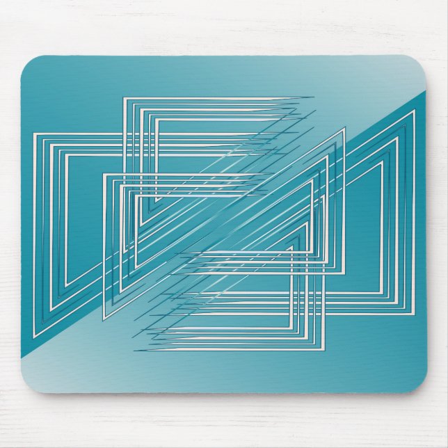 Mousepad Turquesa opaca branca (Frente)