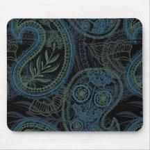 Turquesa Romântica, Blue & Green Paisley