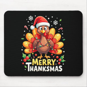 Mousepad Turquia Papais noeis Feliz Feliz Feliz Ação de Gra