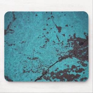 Mousepad Turquoise Blue Rusted