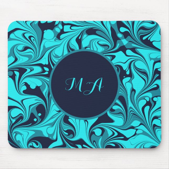 Mousepad Turquoise Marble (Frente)
