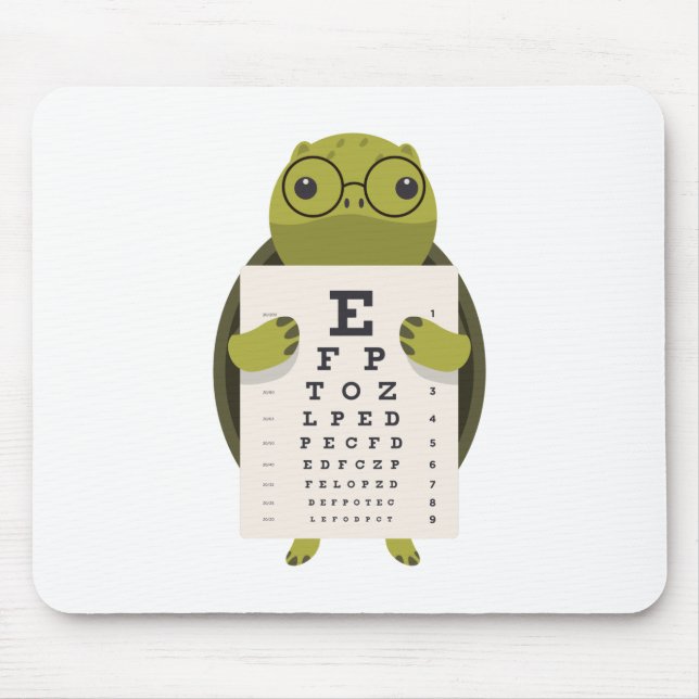 Mousepad Turtle Eye Chart (Frente)