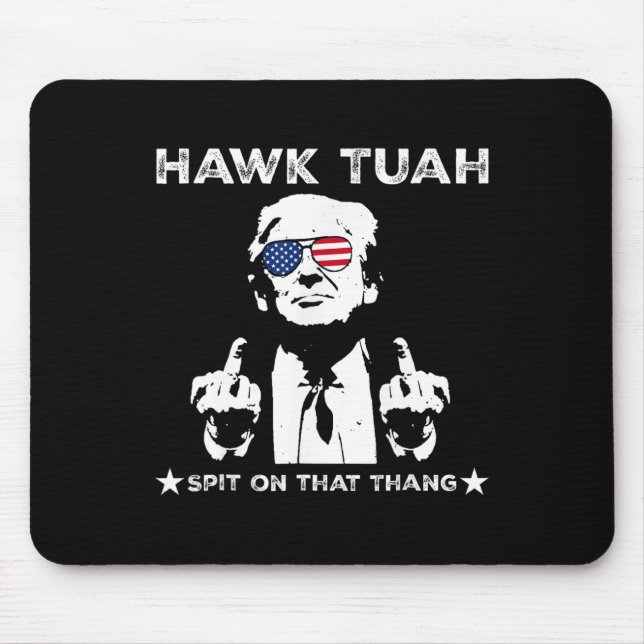 Mousepad Tush Spit No Thang Pro Trump 2024 (Frente)