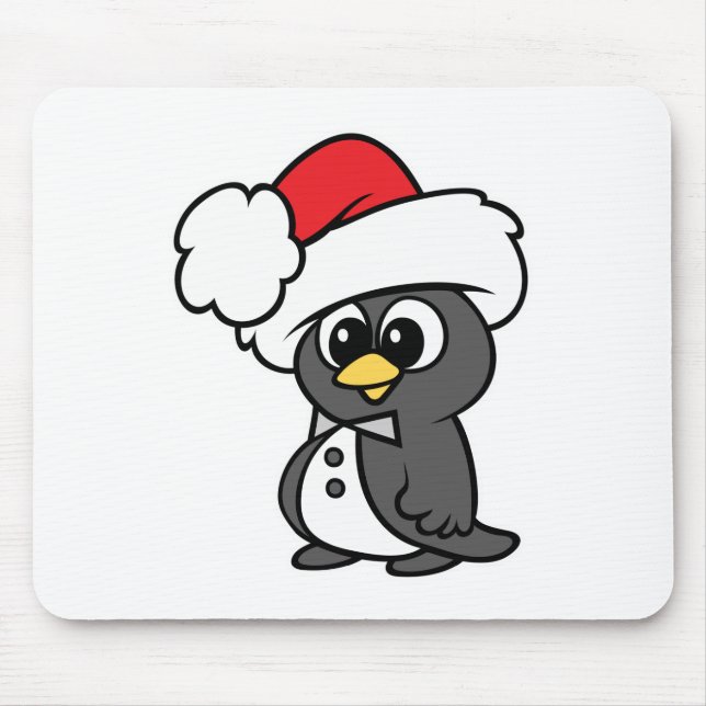Mousepad Tuxedo Penguin de Natal bonito (Frente)