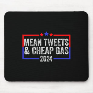Mousepad Tweets E Gás Barato Engraçado 2024 Pro Trump