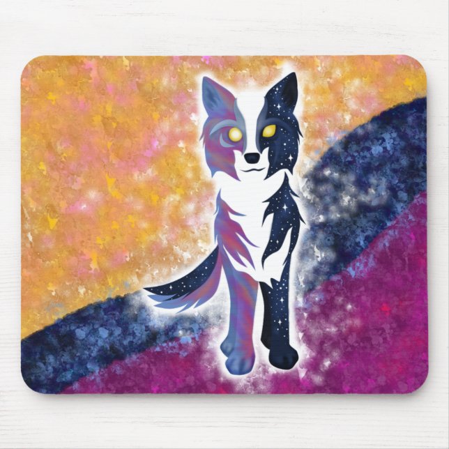 Mousepad Twilight Sky Wolf (Frente)