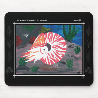 Mousepad TWIS Mousepad: O nautilus de canto animal de Blair