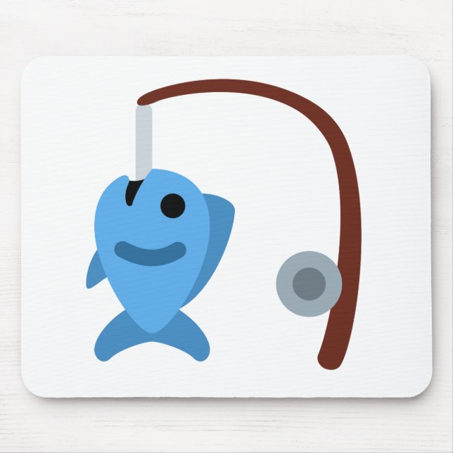 Mousepad Twitter emoji - Fishing (Frente)