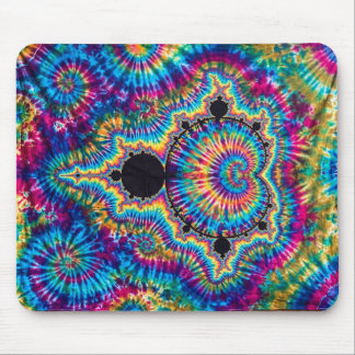Mousepad Tye Dye Fractal Mandelbrot