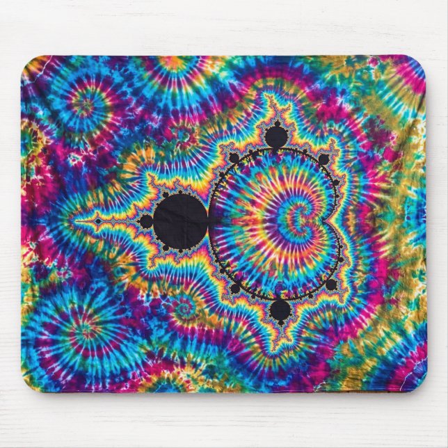 Mousepad Tye Dye Fractal Mandelbrot (Frente)