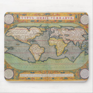 Mousepad Typus Orbis Terrarum, mapa do mundo