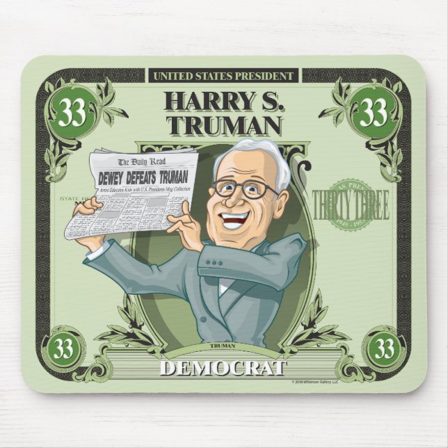Mousepad U.S. Presidentes Mousepad: #33 Harry S. Truman (Frente)