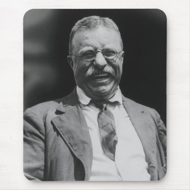 Mousepad U.S. Riso do presidente Theodore Teddy Roosevelt (Frente)