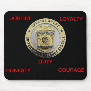 MOUSEPAD U.S. TAPETE DO RATO DO SERVIÇO SECRETO