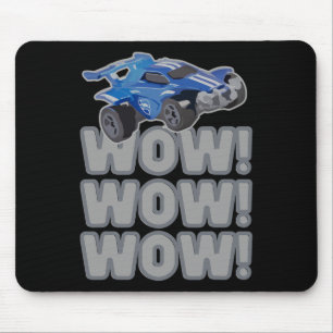 Mousepad Uau! Uau! Uau! Jogo de Futebol de Foguete