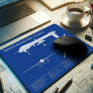 Mousepad UAV de Predador MQ-1 - ABD de Bluetooth de Avião
