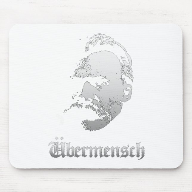 Mousepad Übermensch – Friedrich Nietzsche Melhor Filósofo A (Frente)