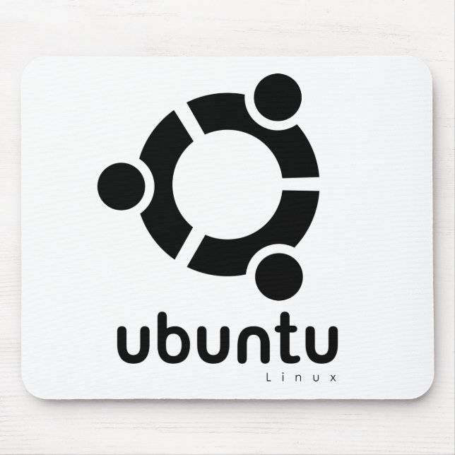 Mousepad Ubuntu Linux Open Source (Frente)
