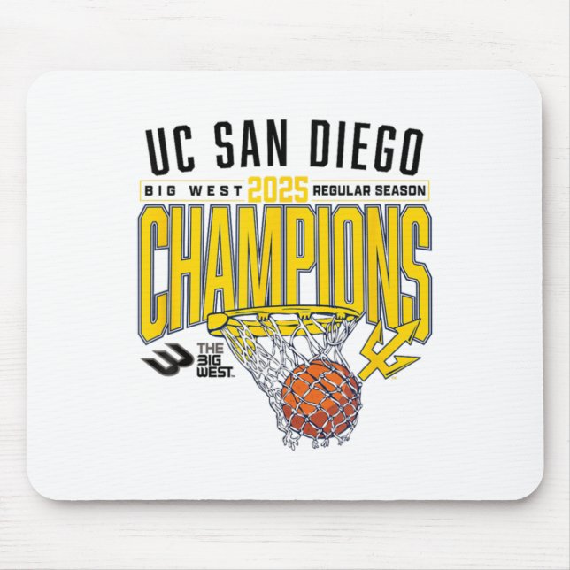 Mousepad Uc San Diego Tretons 2025 Temporada Regular Basque (Frente)
