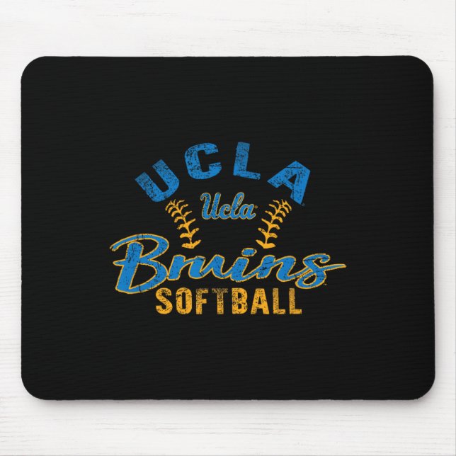 Mousepad Ucla Bruins Softll Vintage Licenciado Oficialmente (Frente)