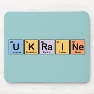Mousepad Ucrânia fez dos elementos